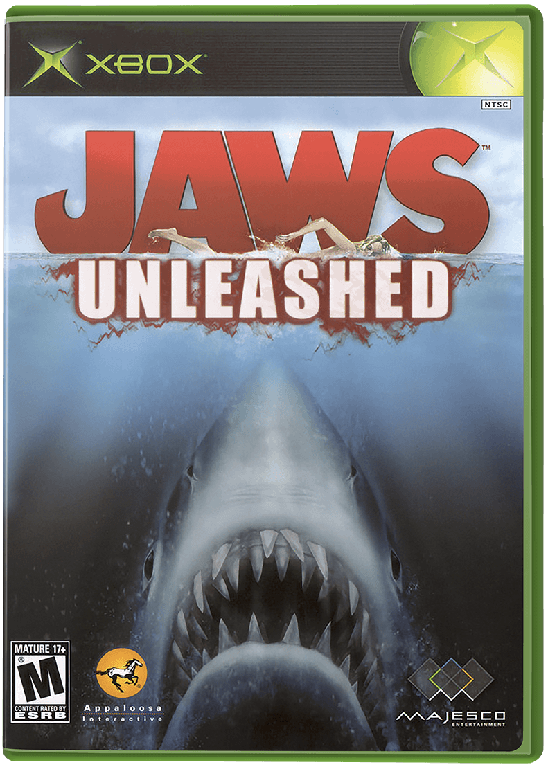 Jaws Unleashed box art for Xbox
